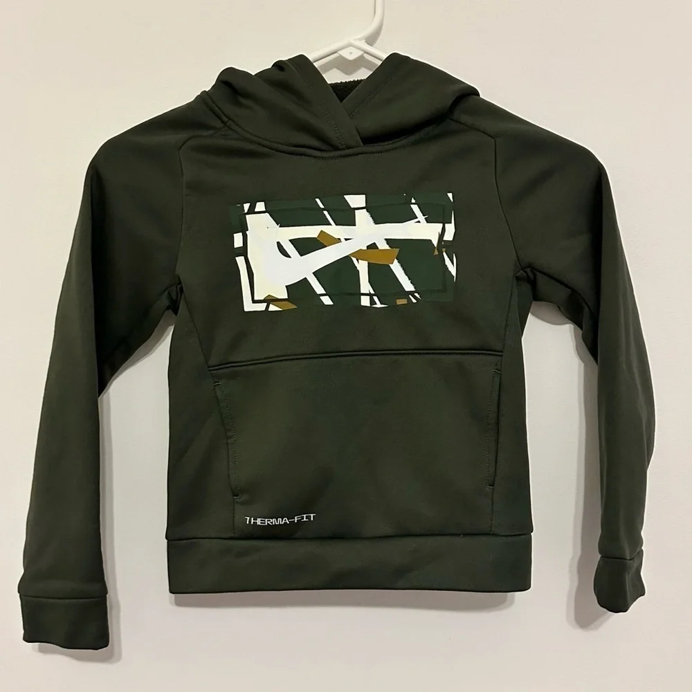 Nike Play Cut Dri-FIT Therma Hoodie boys small 4-5 year old